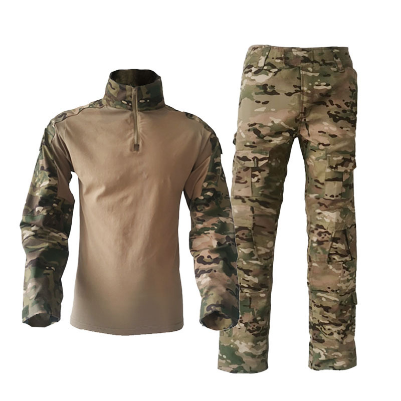 Breathable G2 Frog Suit Set Men's Long Sleeve American Camouflage Outdoor Wear-Resistant Training Suit Tactical Suit Wholesale