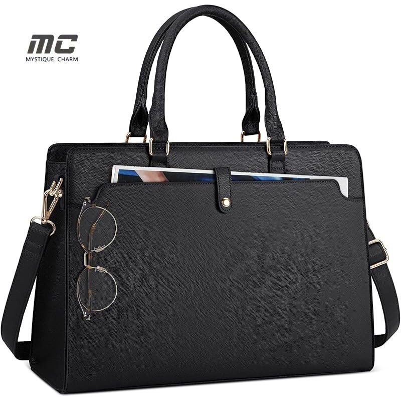 Cross-Border Bags, Fashionable Commuting, European and American Foreign Trade Business Laptop Bags, Shoulder Crossbody Bags