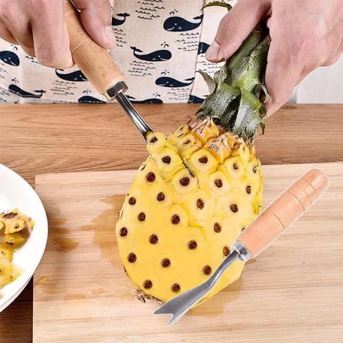Household stainless steel pineapple knife pineapple peeler eye remover peeling knife artifact no welding pineapple shovel wholesale