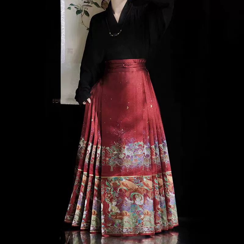 Гофэн Дуньхуан вздыхает Hanfu Hanfu юбка с лапшой