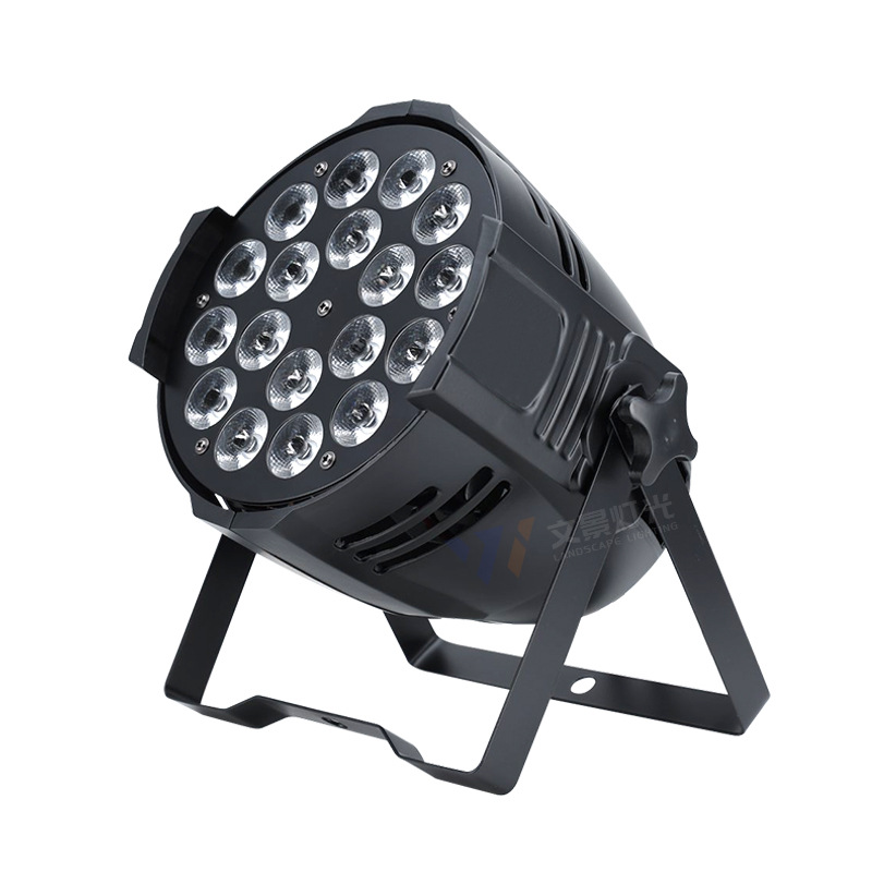 Iluminación de escenario led18 10W a todo color cuatro en un control remoto par luz de la boda COB superficie luz par rendimiento par Luz