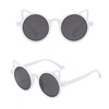 Summer children's fashionable sunglasses, decorations, cute glasses solar-powered