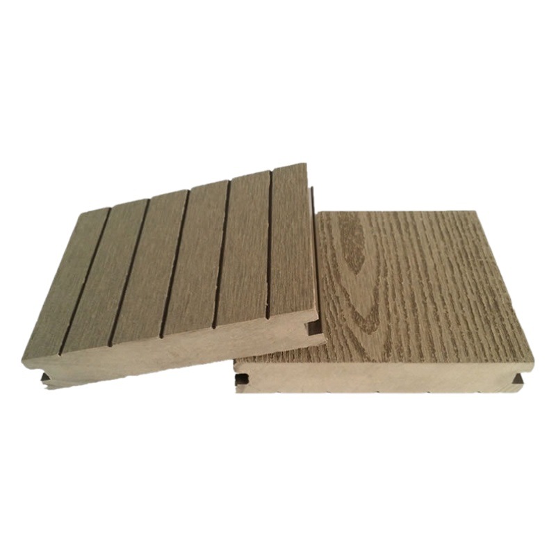Madera de plástico WPC piso fábrica al aire libre de plástico sólido piso de madera patio jardín decoración al aire libre 120*20 anti-corrosión de madera