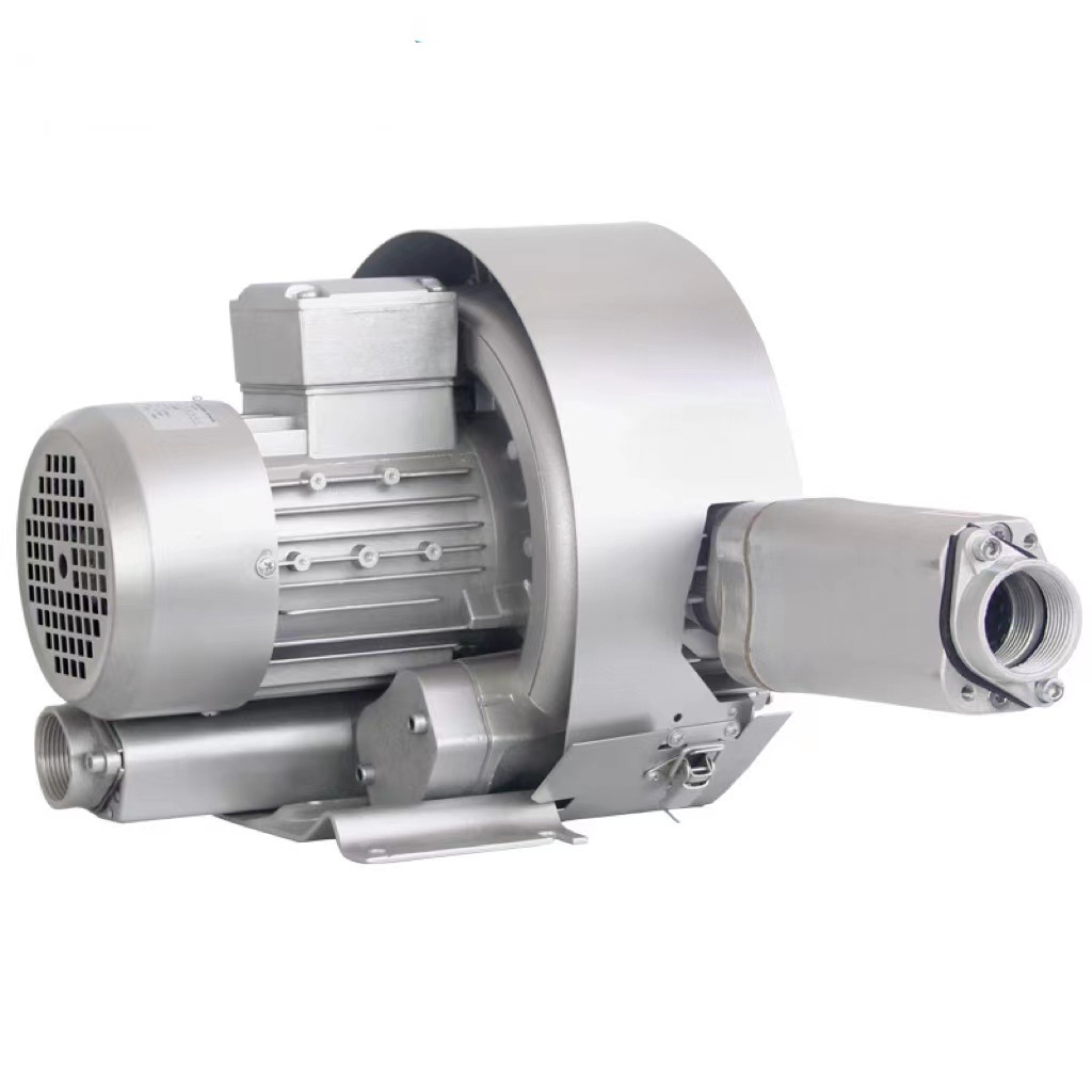 双级三相电380v漩涡风机漩涡式气泵鱼塘增氧曝气底增氧鱼塘送风机