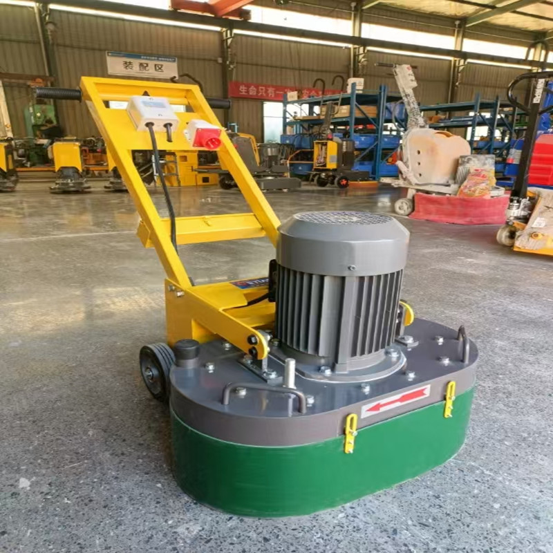 腾宇供应TY-600双盘打磨机环氧地坪水泥厂房手推式环氧研磨机