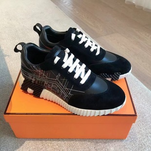 European H Brand New Embroidered Casual Sports Shoes for Men, Light Luxury High-End Comfortable Mesh Breathable Sneakers Trendy
