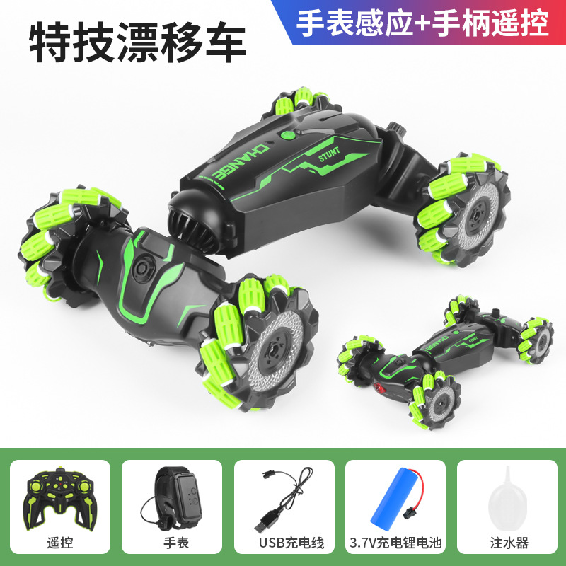 Gesto de inducción giro truco luz spray control remoto vehículo todoterreno para niños escalada eléctrica juguete transfronterizo coche de control remoto