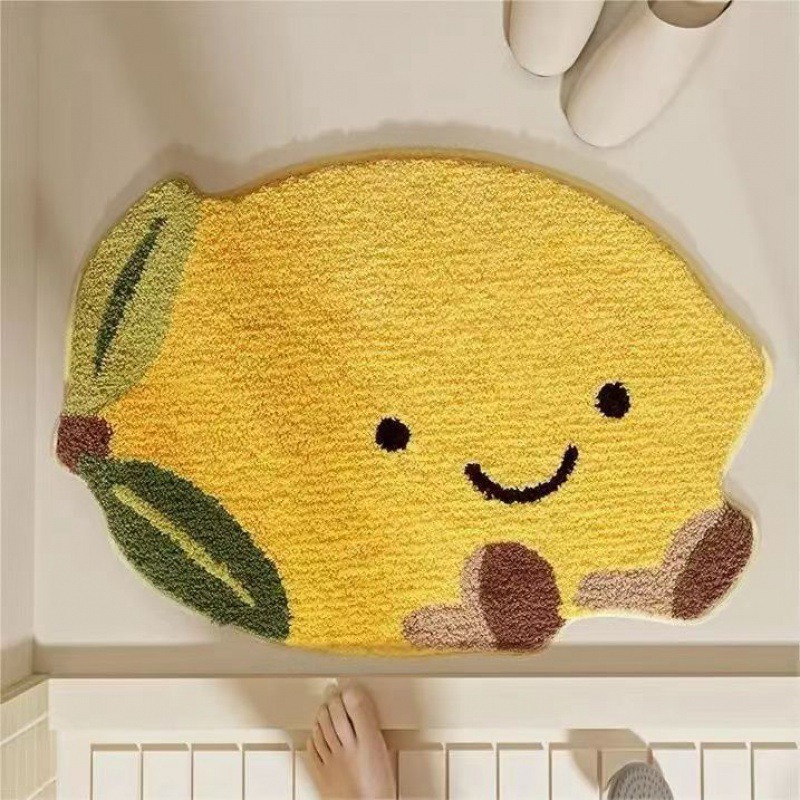 クロスボーダーの新鮮な模造カシミアカーペット、バスルームとトイレの吸水性滑り止めフットマット、家庭用の柔らかく快適なベッドサイドブランケット|undefined
