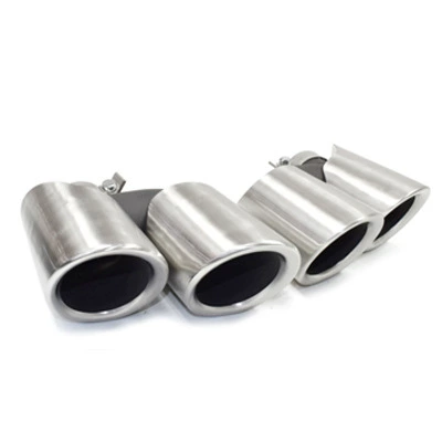 macan sports three-layer four-out tail, Exhaust pipe - 18-24-years-gts-brushed-mouth