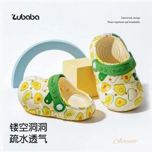 Детские летние тапочки в стиле Crocs пляжная нескользящая детская пляжная обувь босоножки мягкая подошва подходят для носки на улице