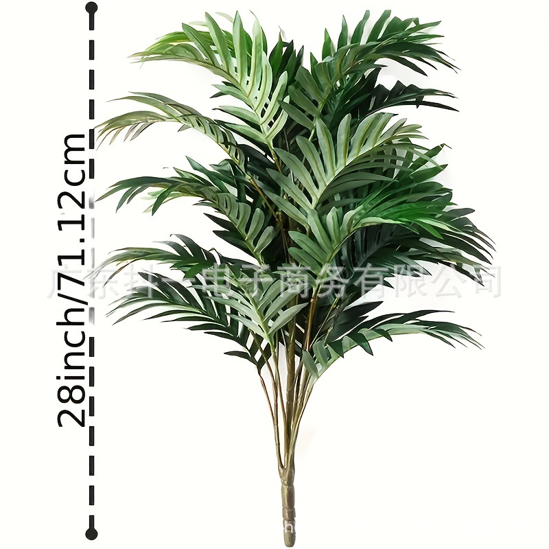 Spot cross-border nórdico simulación plantas verdes cola suelta girasol en maceta interior sala de estar decoración del hogar hojas de hierro árbol falso bonsai