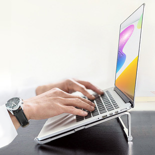 Laptop Stand Foldable Portable Metal Notebook Storage Stand Computer Heat Dissipation Rack