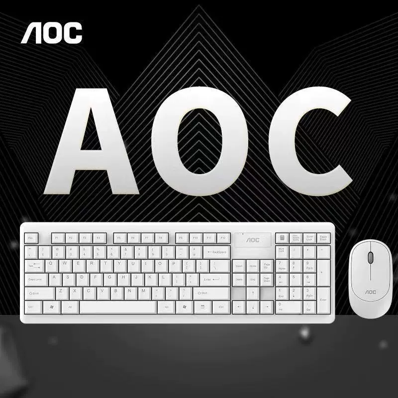 AOC KM200 Беспроводная черная белая клавиатура мышь костюм цифровое телевидение все-в-одном ноутбук оптом