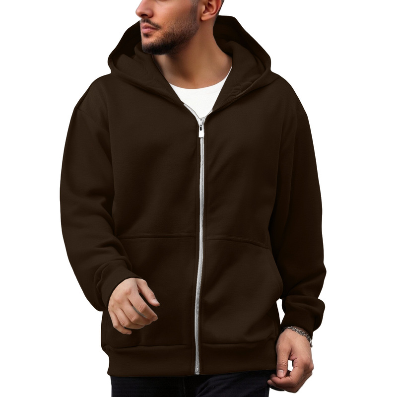 2025 New Cross-Border Amazon Backpack Men's Sports Casual Loose Hooded Zipper Sweatshirt Cardigan Jacket 2025 New Cross-Border Amazon Backpack Men's Sports Casual Loose Hooded Zipper Sweatshirt Cardigan Jacket
