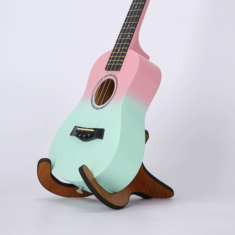 Ukulele with a score, musical instruments, guitar from natural wood, 23inch, wholesale