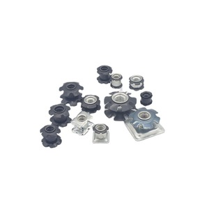 Lighting nut Torx shrapnel tube nut manganese steel tube nut shrapnel nut complete size