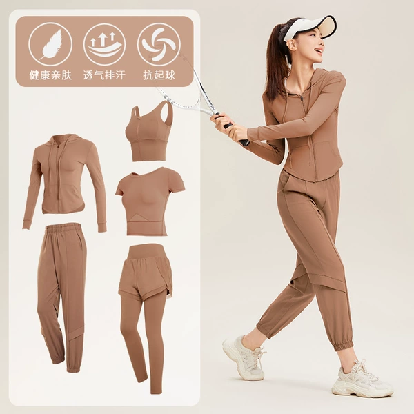 Chestnut set, with short sleeve