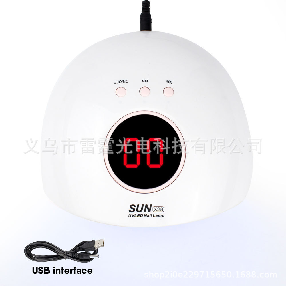 Lámpara de uñas SUNX28, 36W UV LED, secado rápido para gel y pegamento de uñas