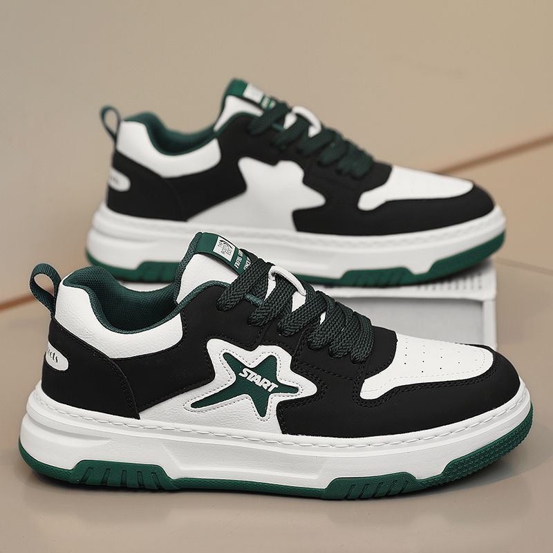 Men's Shoes 2025 New Casual Sneakers Men's Casual Sports Shoes Trendy Youth Versatile Trendy Shoes High-End Generation