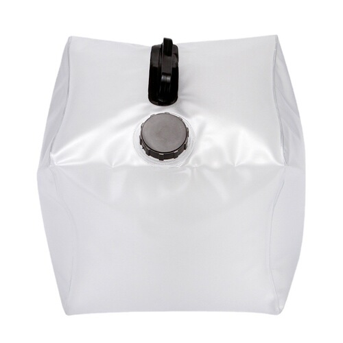 Outdoor large-capacity portable folding car water bag mountaineering PVC bucket 20L plastic bucket camping water bag bag