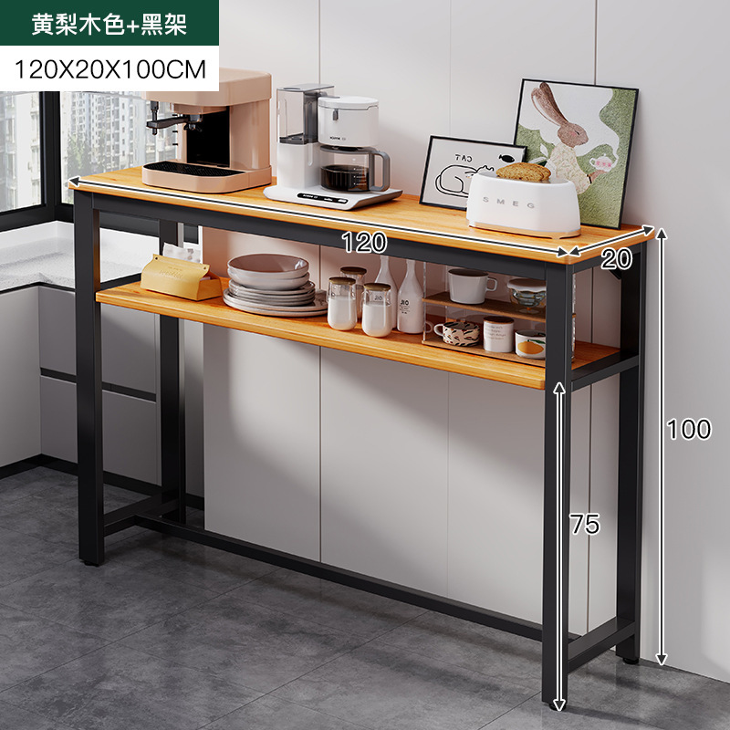 Estante de comedor Estante de artefacto de almacenamiento junto a la mesa de comedor Estante de sala de estar Estante de bocadillos contra la pared Estante de almacenamiento de artículos diversos