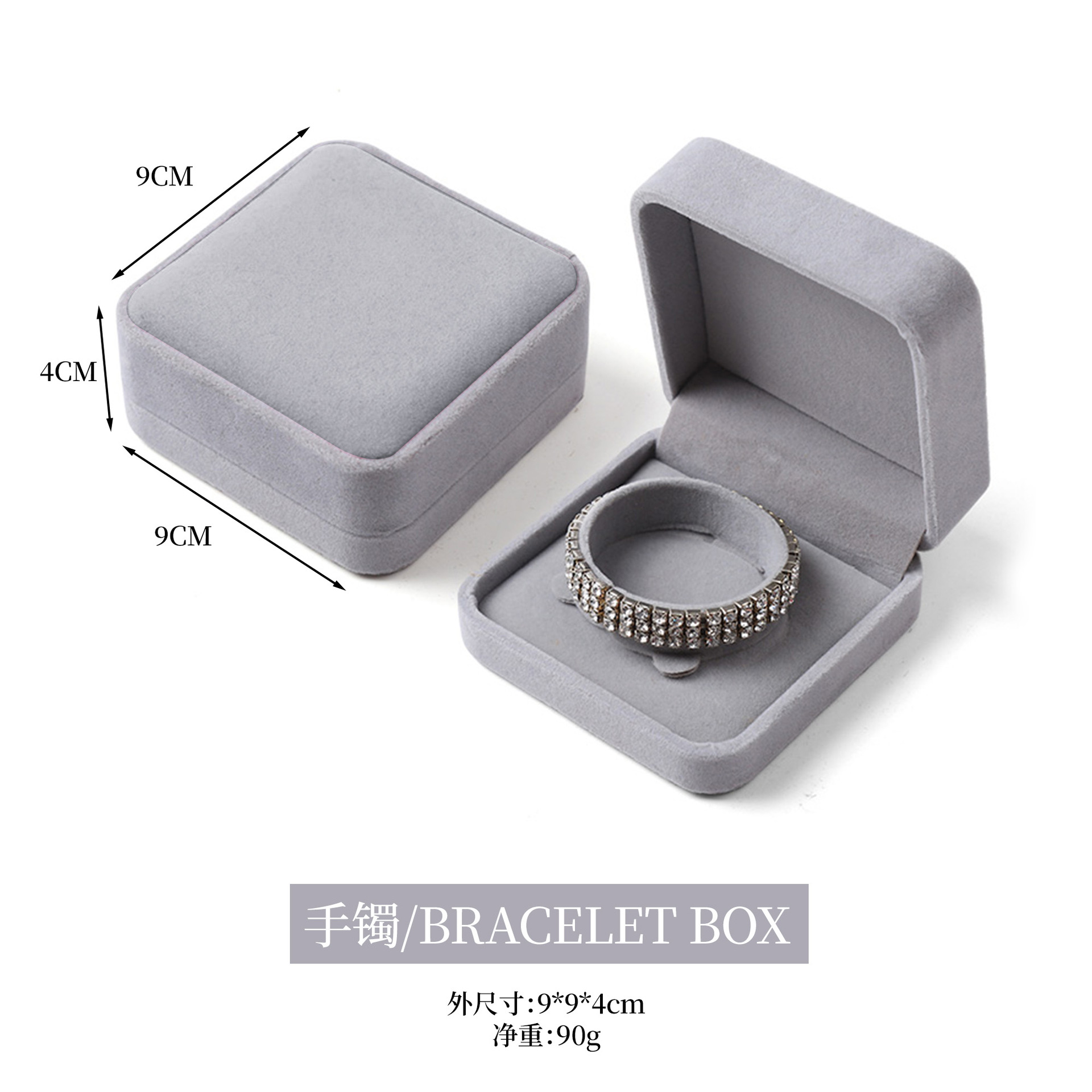Nuevo joyero octogonal de terciopelo, caja para pendientes y anillos para el 25 aniversario, caja para guardar collares, pulseras y brazaletes con un toque de alta gama. image 29