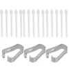 Pen tip white 15pcs + clip 3pcs