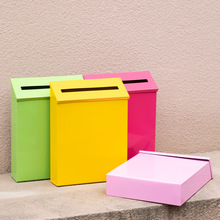 创意简约邮箱不带锁挂壁式家居墙壁挂装饰铁皮信箱跨境厂家批发