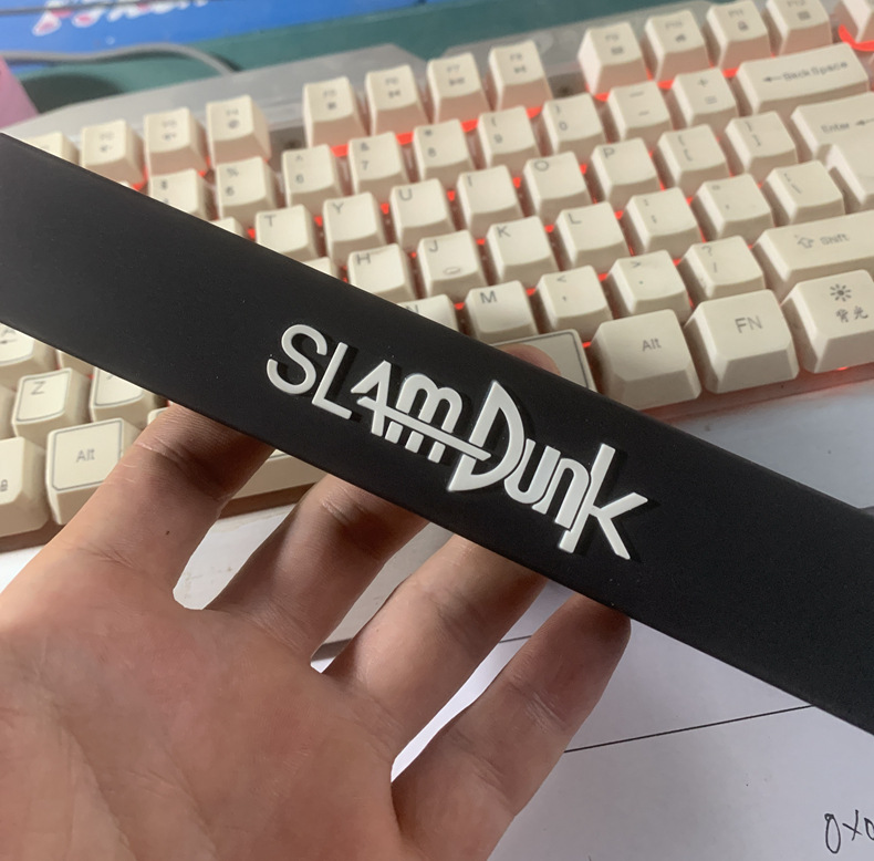 SK temporary parking phone number plate 3D ornament, luminous, simple design, car parking sign, high-end accessory