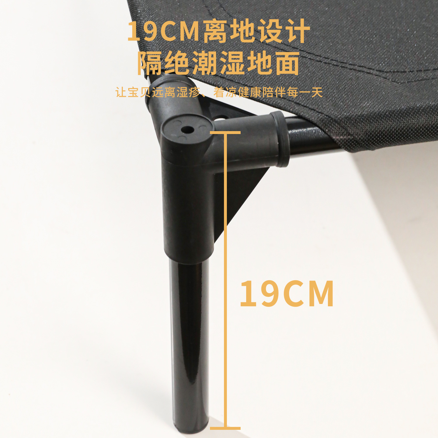 Z cuatro estaciones mascota general cama de metal a prueba de humedad tela oxford nido de gato portátil desmontable hamaca de perro grande