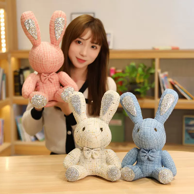 毛绒玩具风情兔公仔 布娃娃玩偶送儿童女生创意礼物 兔子公仔