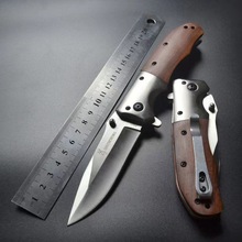 勃朗寧戶外刀折疊小刀野外高硬度刀具戰術軍刀DA51不銹鋼水果刀