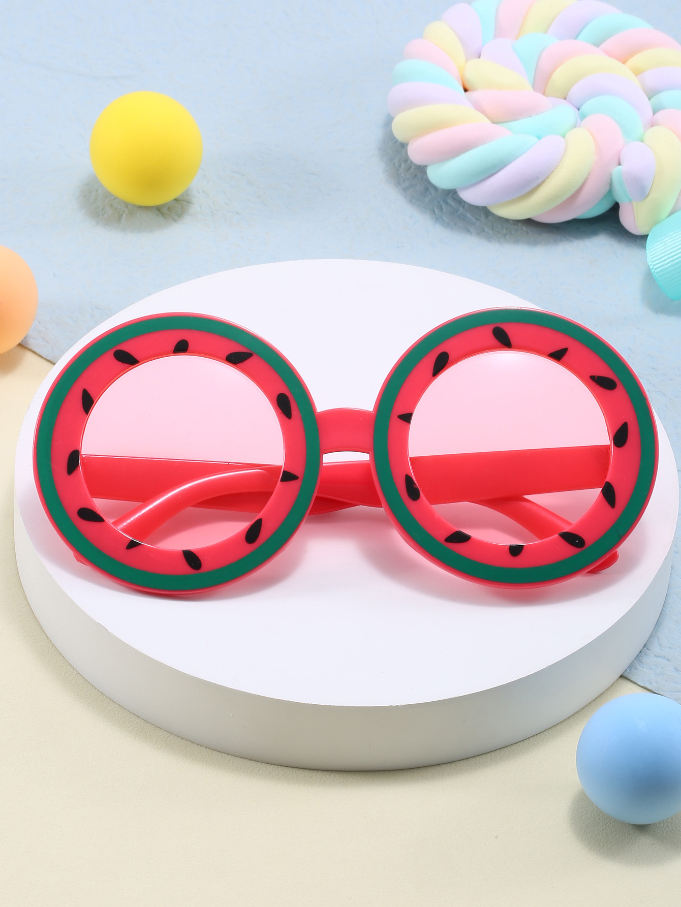 Extraño gafas de fiesta hawaiana fruta modelado sandía ojos de fresa piña y otros accesorios de playa de verano gafas de sol