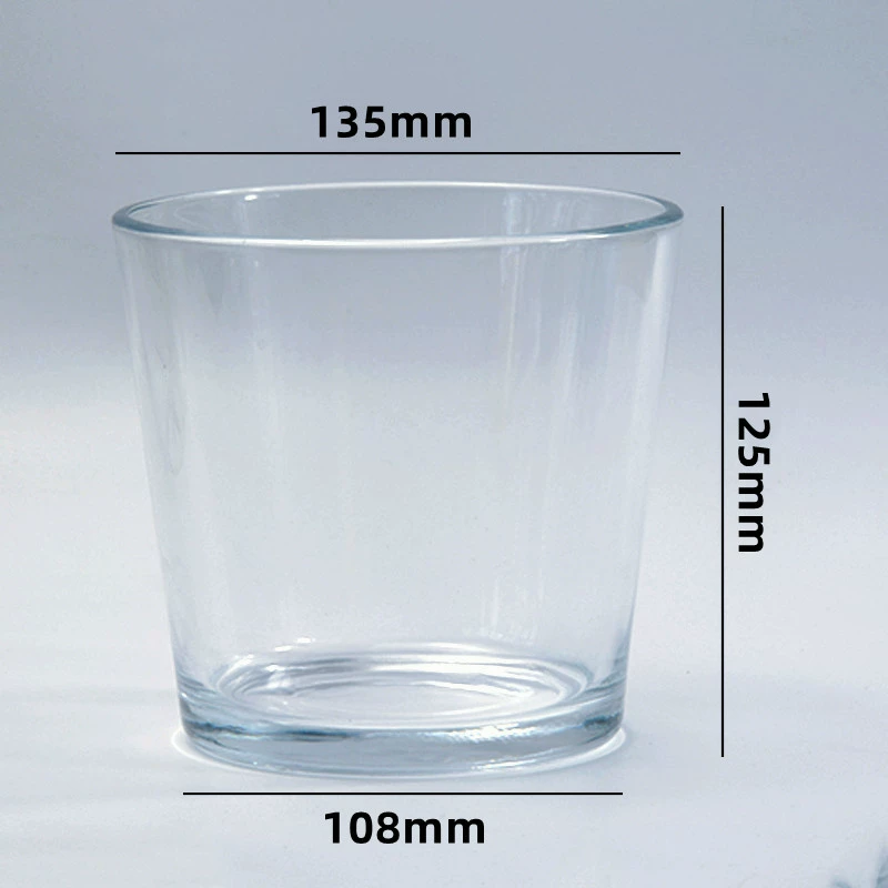 Lijiao Candid Cup Домашний DIY самодельная свеча, ароматерапия, стеклянная чашка, пустая воск, стеклянная спальня, прозрачная подсвечник