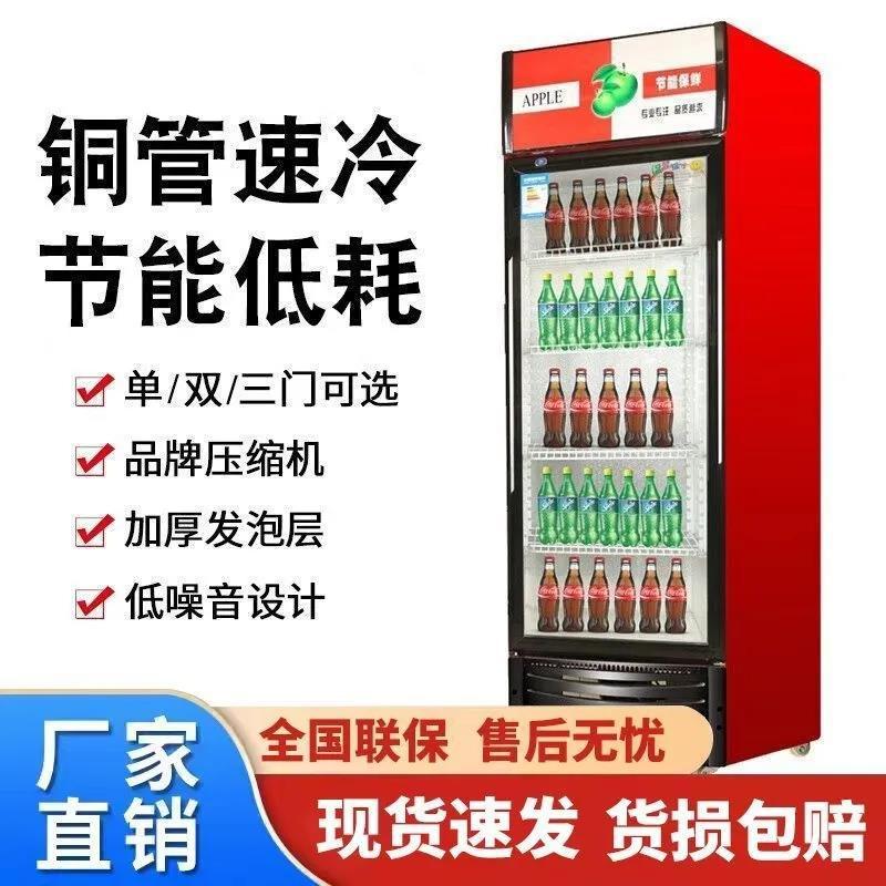 冷藏展示柜商用冰箱立式饮料柜单门保鲜柜双门啤酒柜超市冰柜冷柜