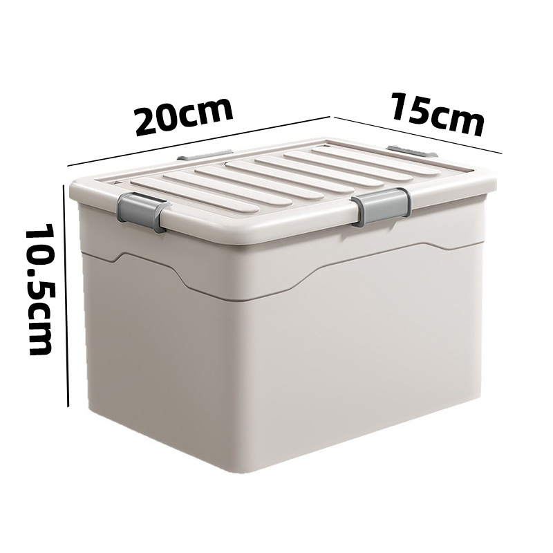Medium storage box [dustproof with lid