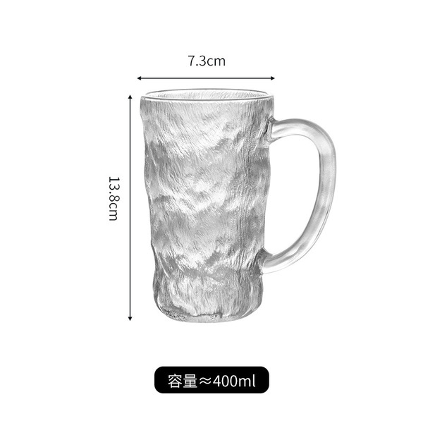 Handle for home use with glass