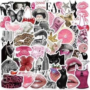 60����ͨ��ɫPUNKŮ���T�f�N�������Pӛ��������DIY��ˮ�N�羳��
