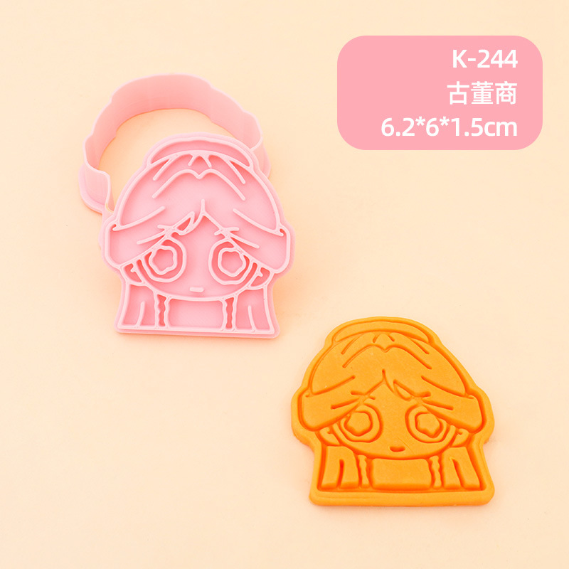 Juego de Moldes para Galletas 3D Personajes de Anime de Plástico para Repostería image 15