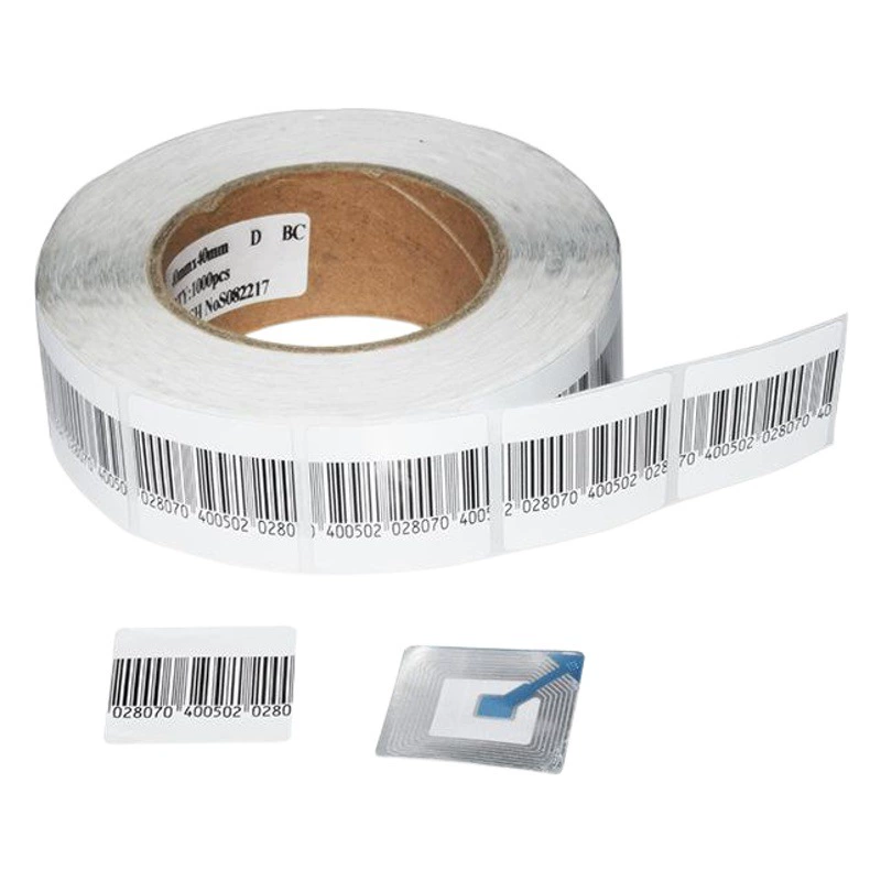 Противоугонная этикетка Zhonggong Hongye 4*4 квадратная радиочастотная наклейка Zhonggong Hongye, 4*4, 4 шт., оптовая продажа