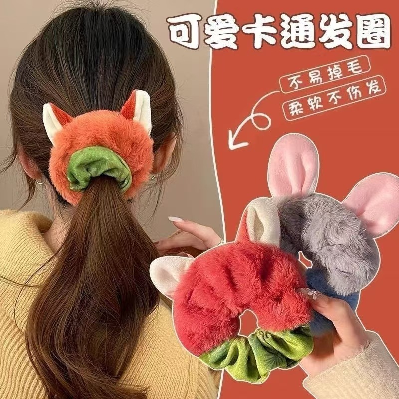 Nuevo lazo de raso estampado, coletero de encaje elegante estilo chino, cuerda para el pelo de cola de caballo al por mayor