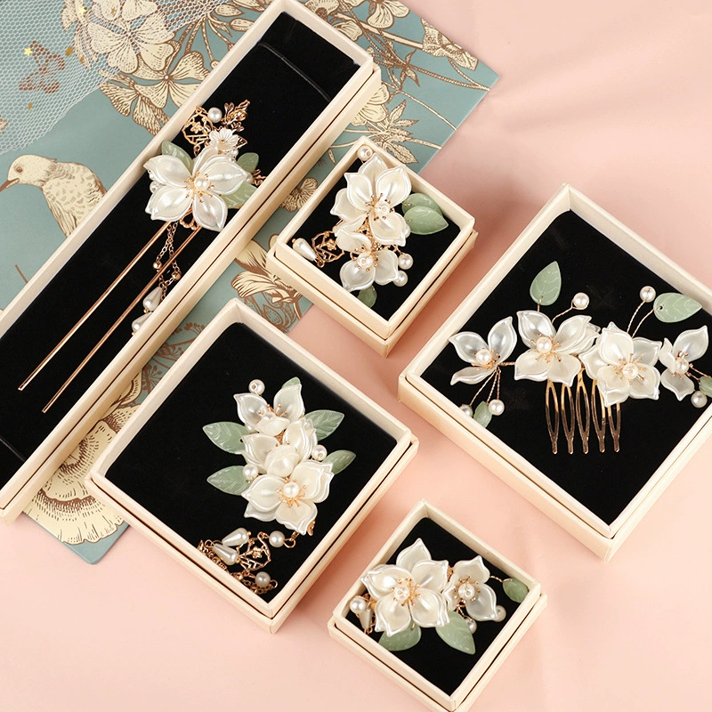 Китайский подарок на День святого Валентина, головной убор династии Хань с камелией, древний стиль, набор заколок для девочек, заколка для волос, расческа, зажим для волос