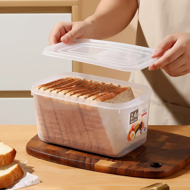 日本パン収納ケーストースト専用タッパー冷蔵庫冷蔵庫収納ケース蓋付き|undefined