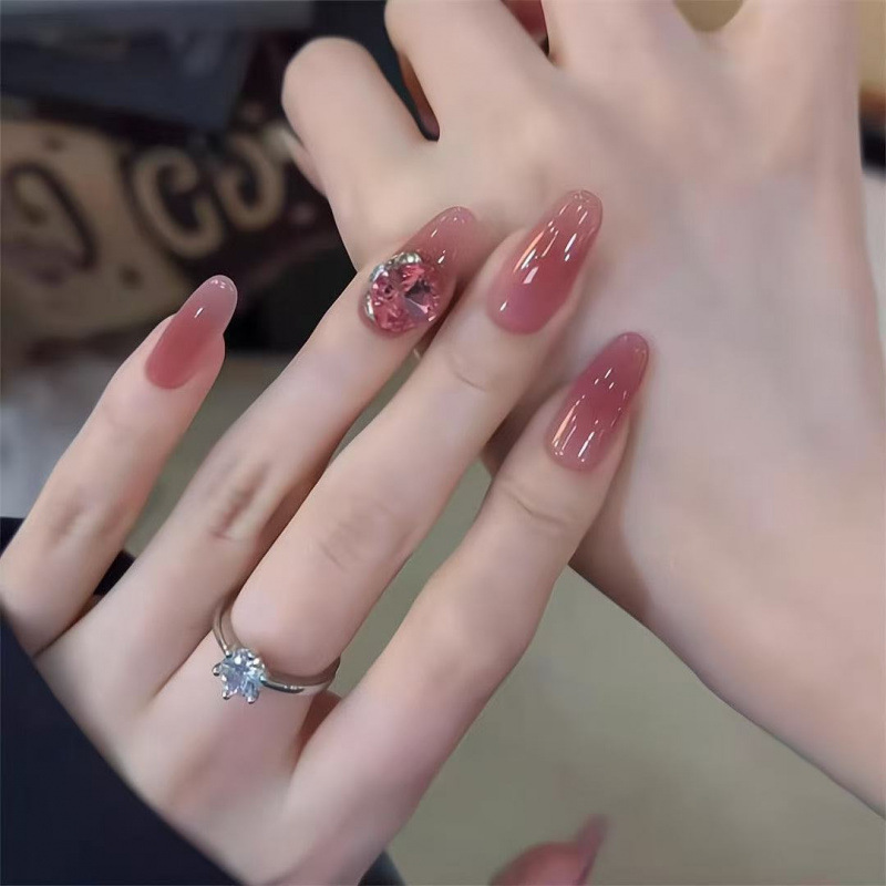 Black Plum Sauce 2025 New Trendy Nail Art Nail Pieces Wearable Nails High-End Atmosphere-Enhancing Whitening Fake Nails 3085 Black Plum Sauce 2025 New Trendy Nail Art Nail Pieces Wearable Nails High-End Atmosphere-Enhancing Whitening Fake Nails 3085
