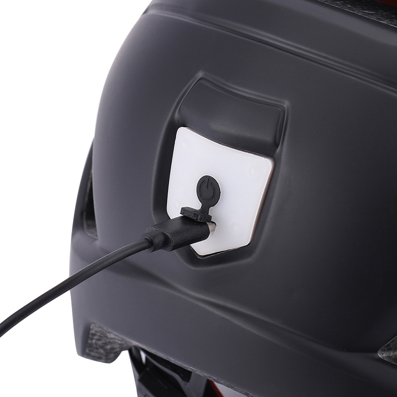 Gran ala de succión magnética gafas casco hombres y mujeres de montaña carretera bicicleta casco con carga USB Luz