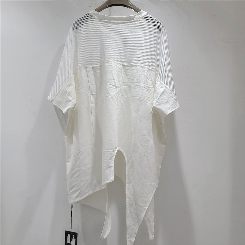 Diseño pesado de camisa de manga corta para mujeres 2026 nuevo estilo coreano flojo flor tridimensional empalme flojo camiseta irregular image 4
