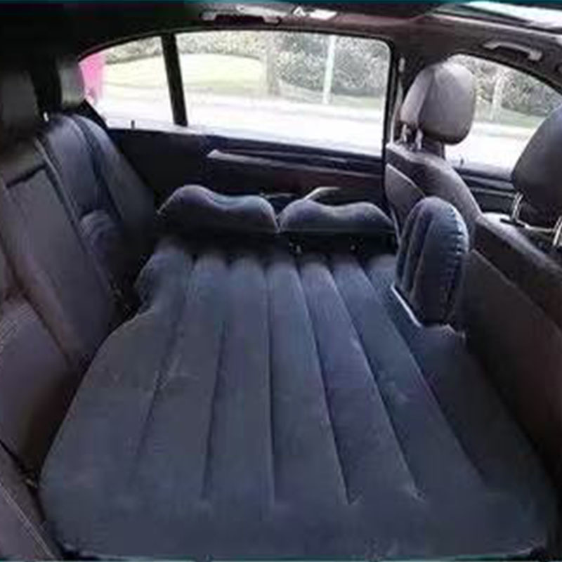 Fuente de la fábrica suministros interiores coche plegable cama inflable flocado coche colchón inflable SUV viaje cama inflable