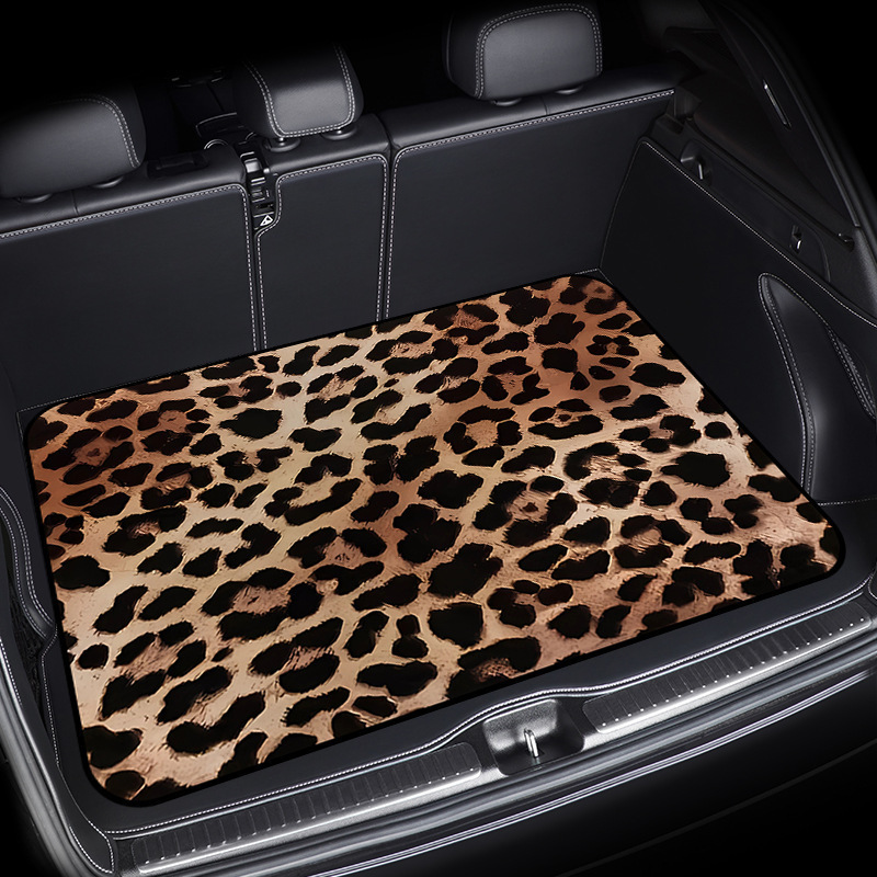 Cross-Border Temu American-Style Car Trunk Mat, Wear-Resistant, Dirt-Resistant, Easy to Care For, Decorative Floor Mat, Skin-Friendly, Dust-Proof, Soundproof Mat