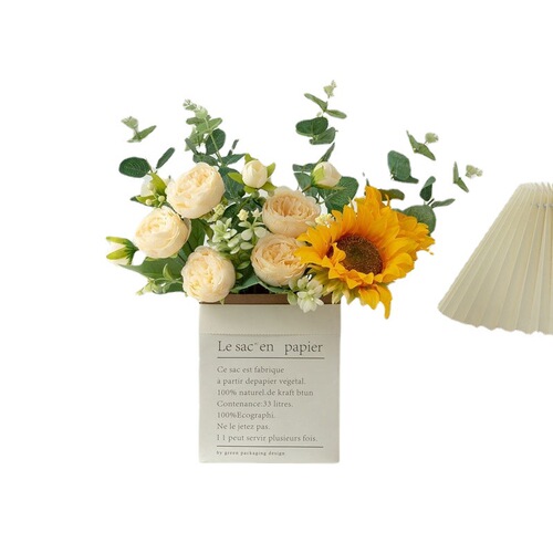 ins wind sunflower fake bouquet living room table floral ornaments fake flowers bedroom decorations photo props