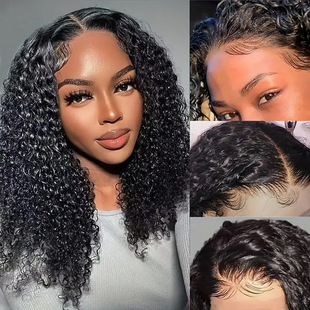 Human Hairǰ�ٽz����Double Drawn Water Wave BOB Wig���Q�ٰl